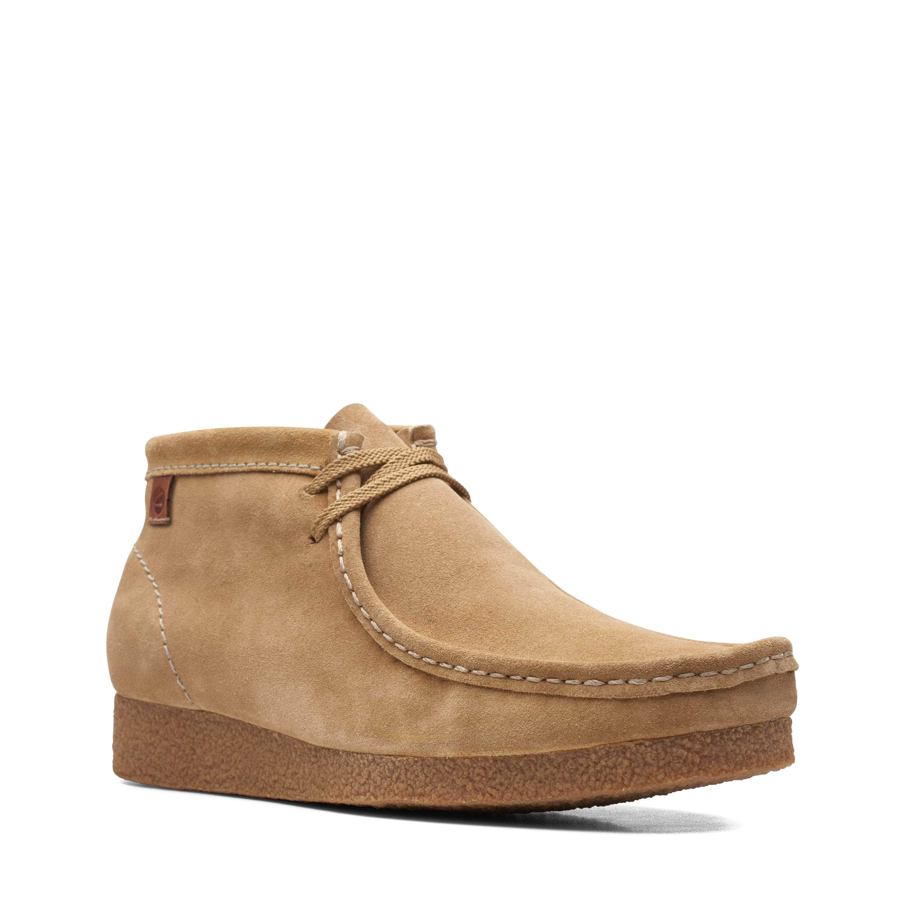 Clarks Shacre Boot Dark Sand Suede - Men's