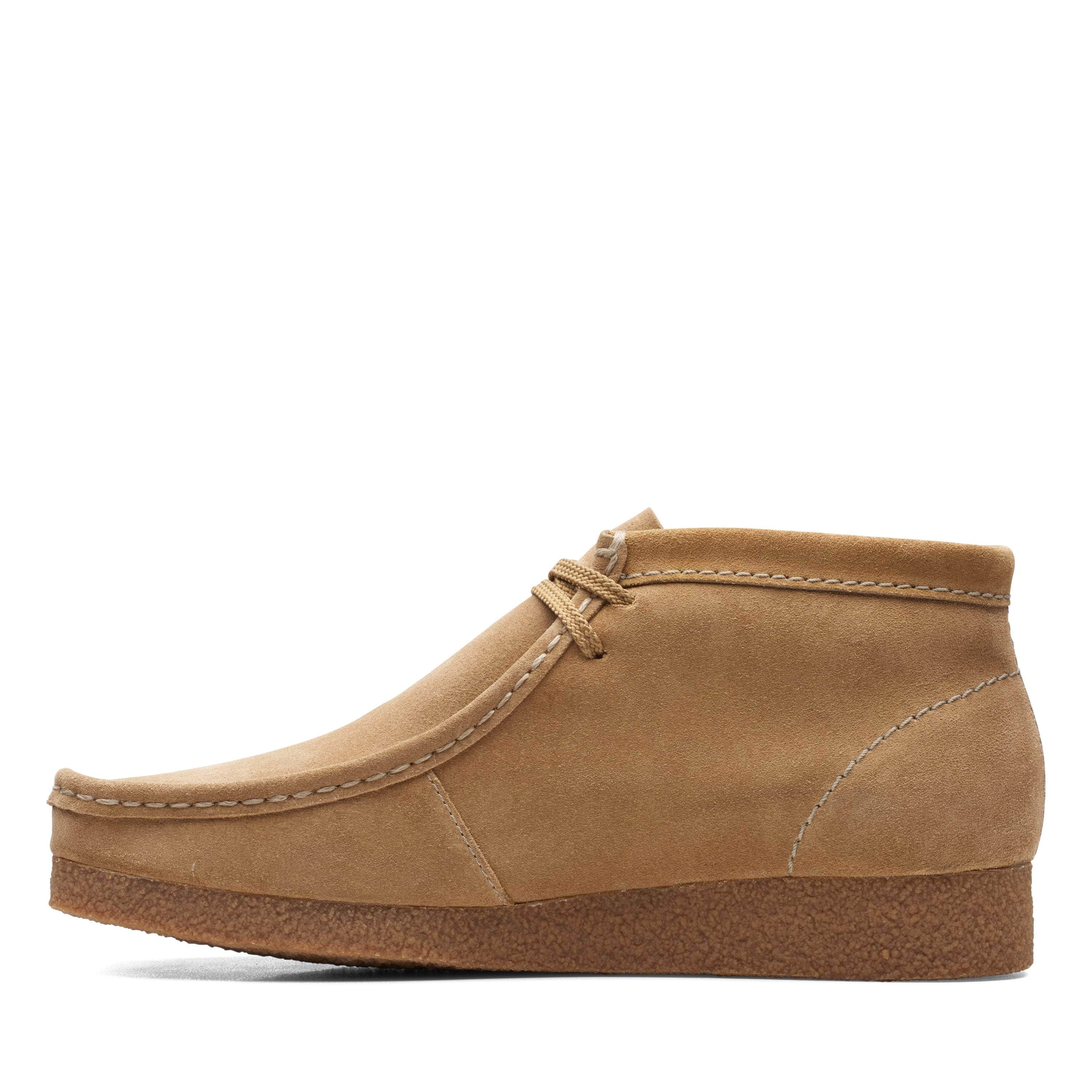 Clarks Shacre Boot Dark Sand Suede - Men's