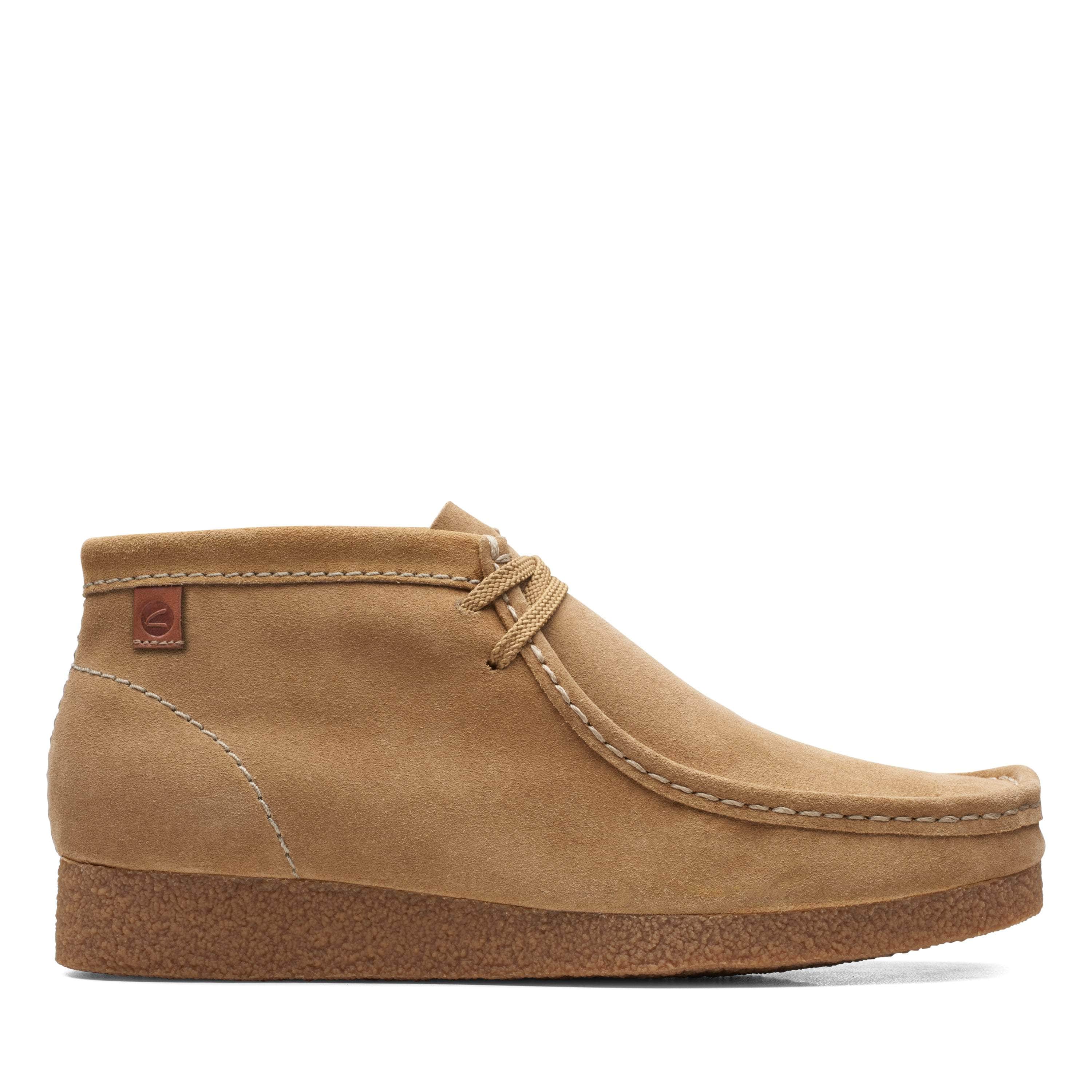 Clarks Shacre Boot Dark Sand Suede - Men's