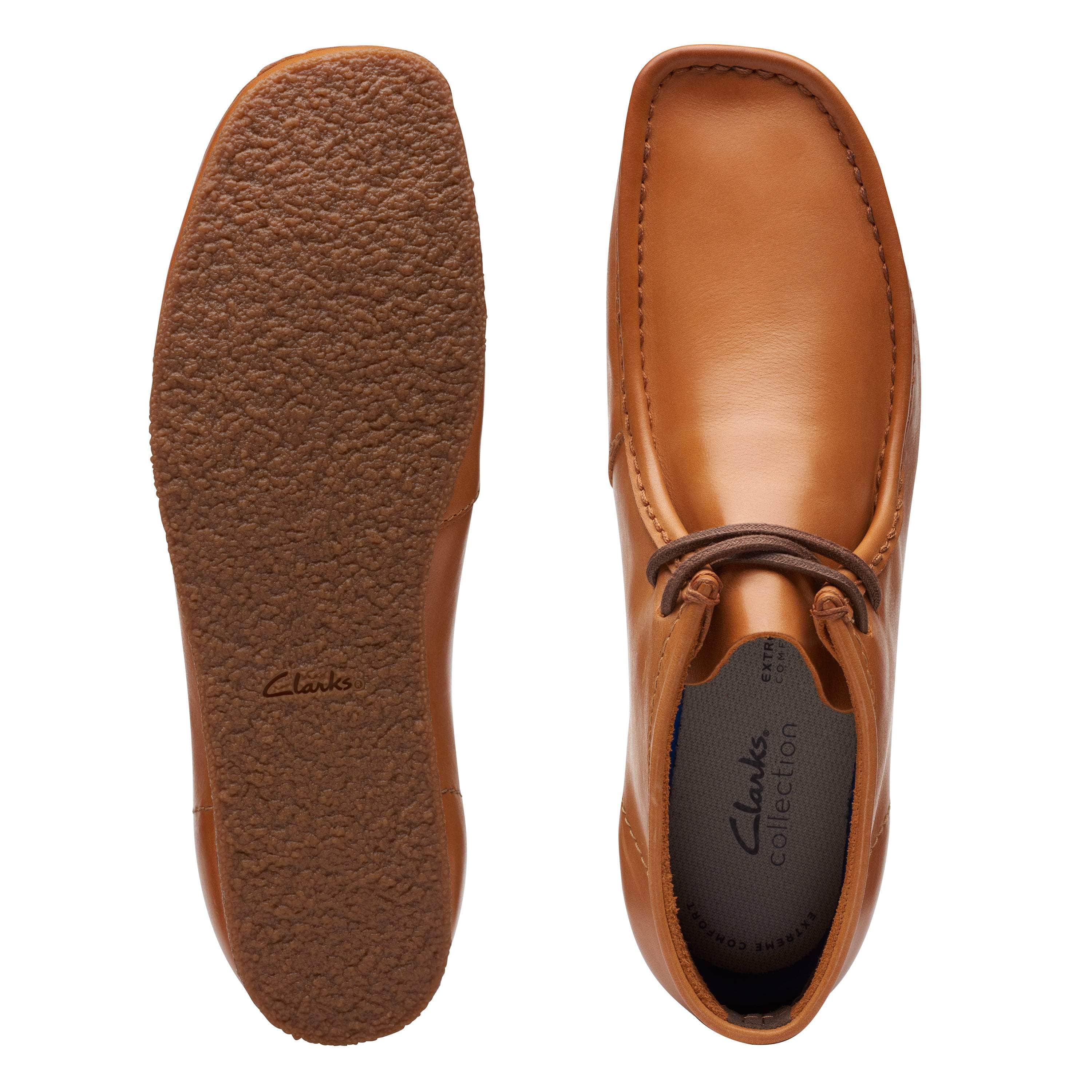 Clarks Shacre Boot Spice Orange Lea - Men's