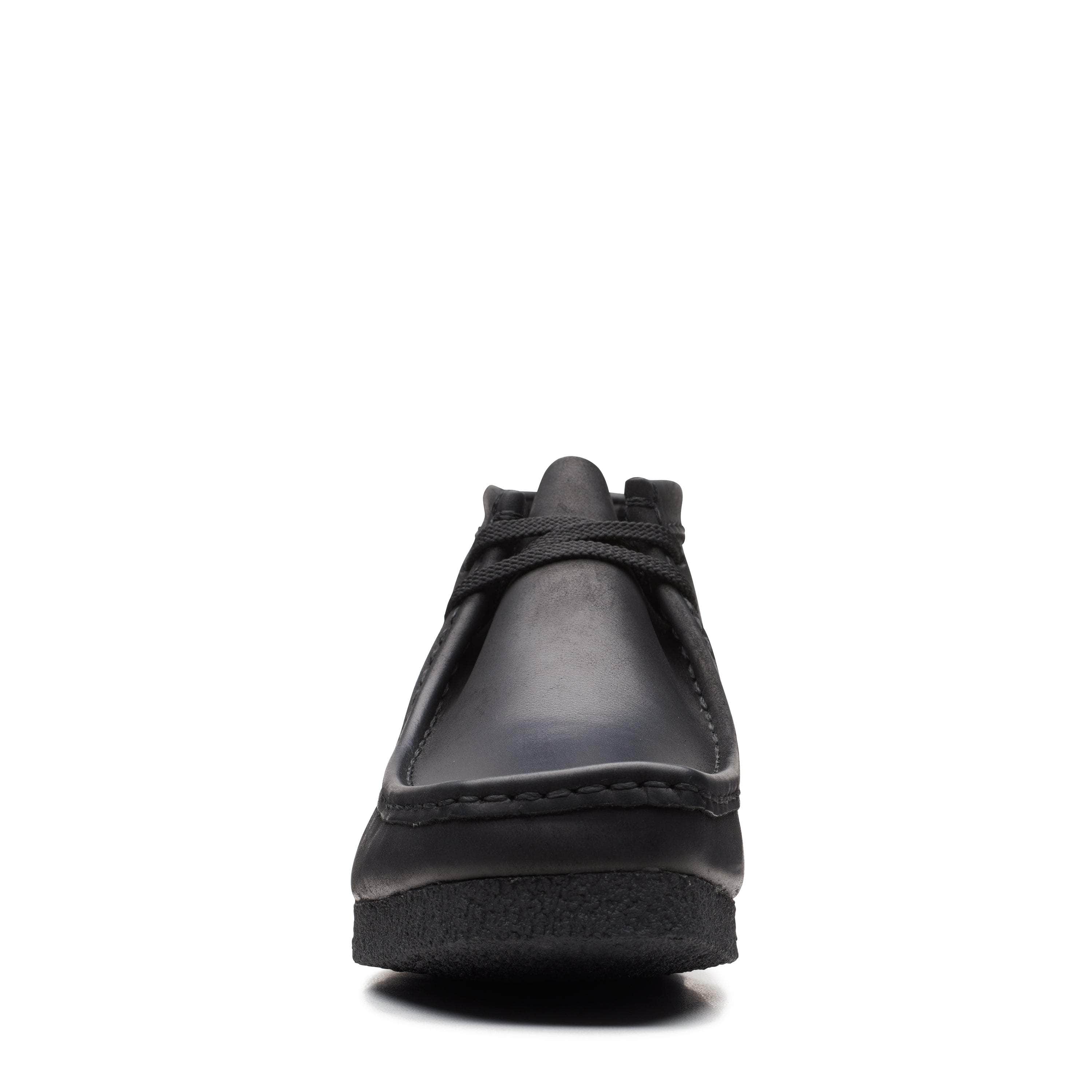 Clarks Wallabee black leather - Men's