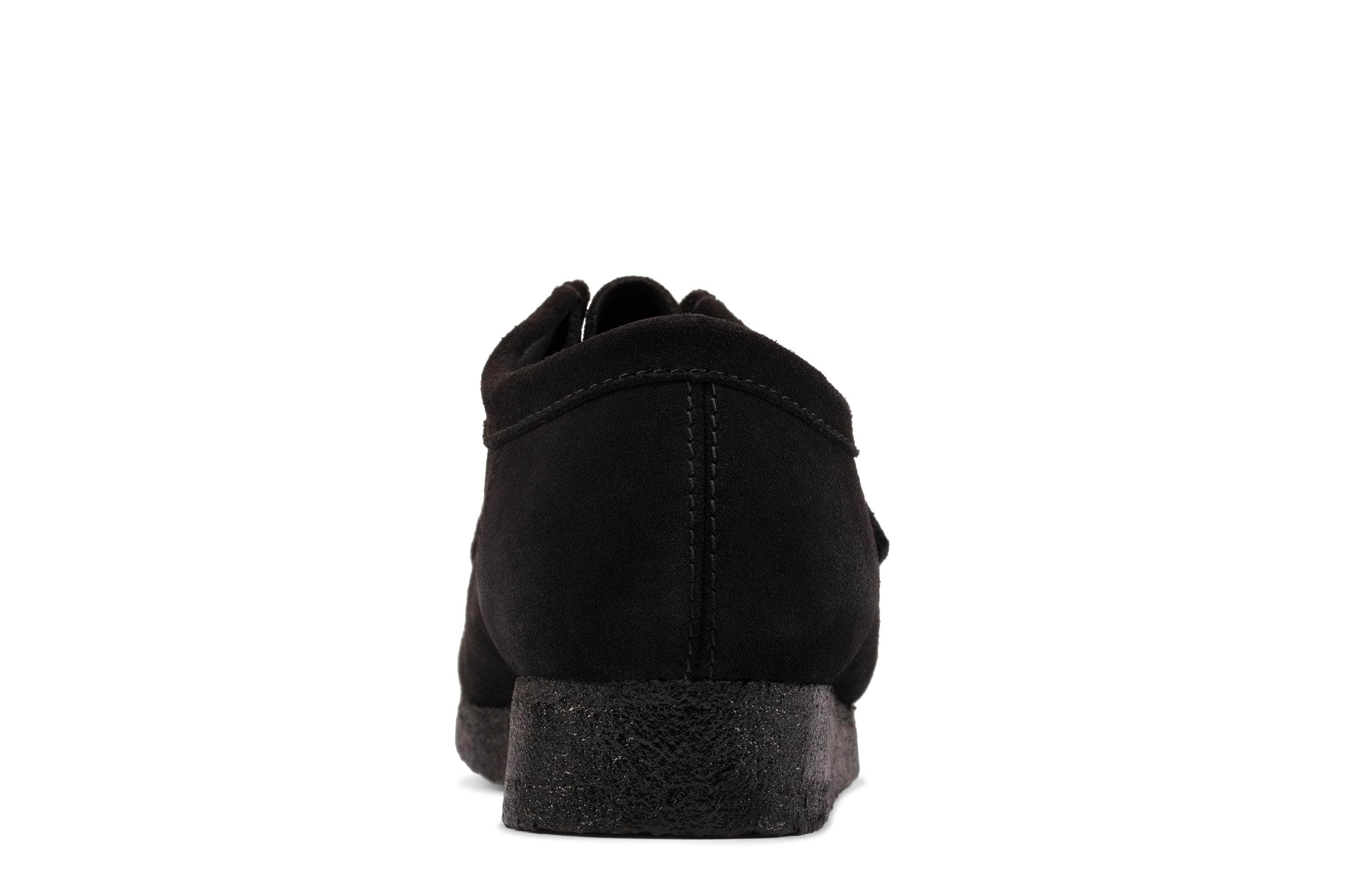 Clarks Wallabee Black Sde - Men's