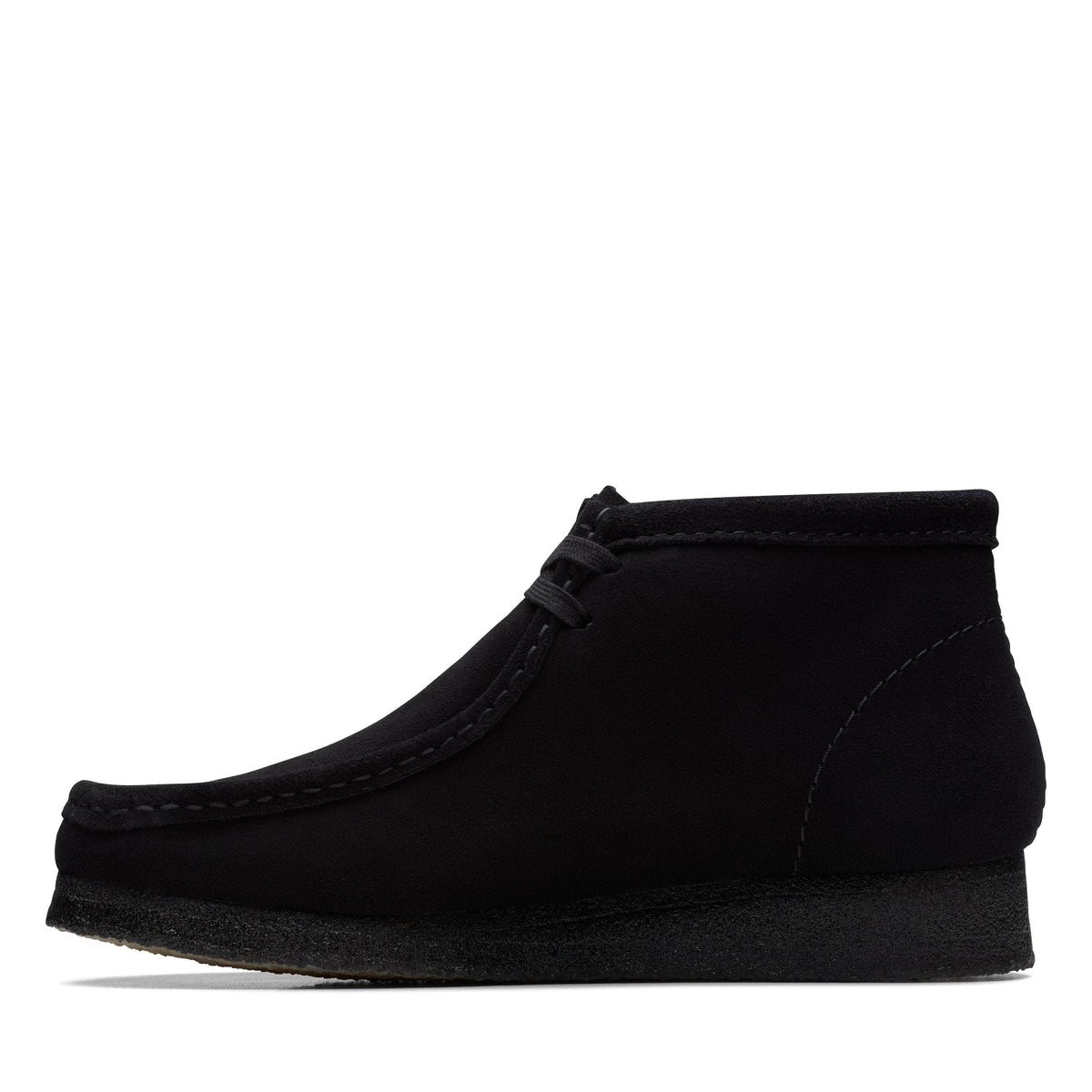 Clarks Wallabee Boot Black Sde - Men's