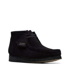 Clarks Wallabee Boot Black Sde - Men's