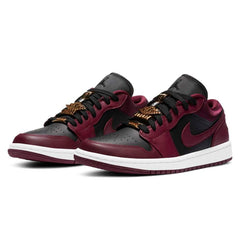 Air Jordan 1 Low 'Dark Beetroot / Gold Pendants'