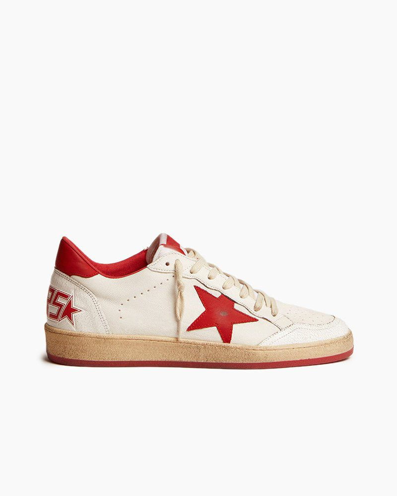 Classic Star White Nappa Leather Sneakers