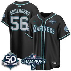 SEA 50th Anniversary Black Out Style Vapor Premier Limited Jersey - All Stitched
