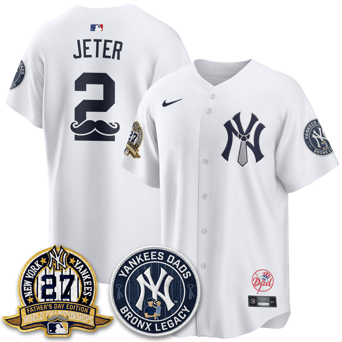 NYY Happy Father's Day 2026 Jersey - Stitched