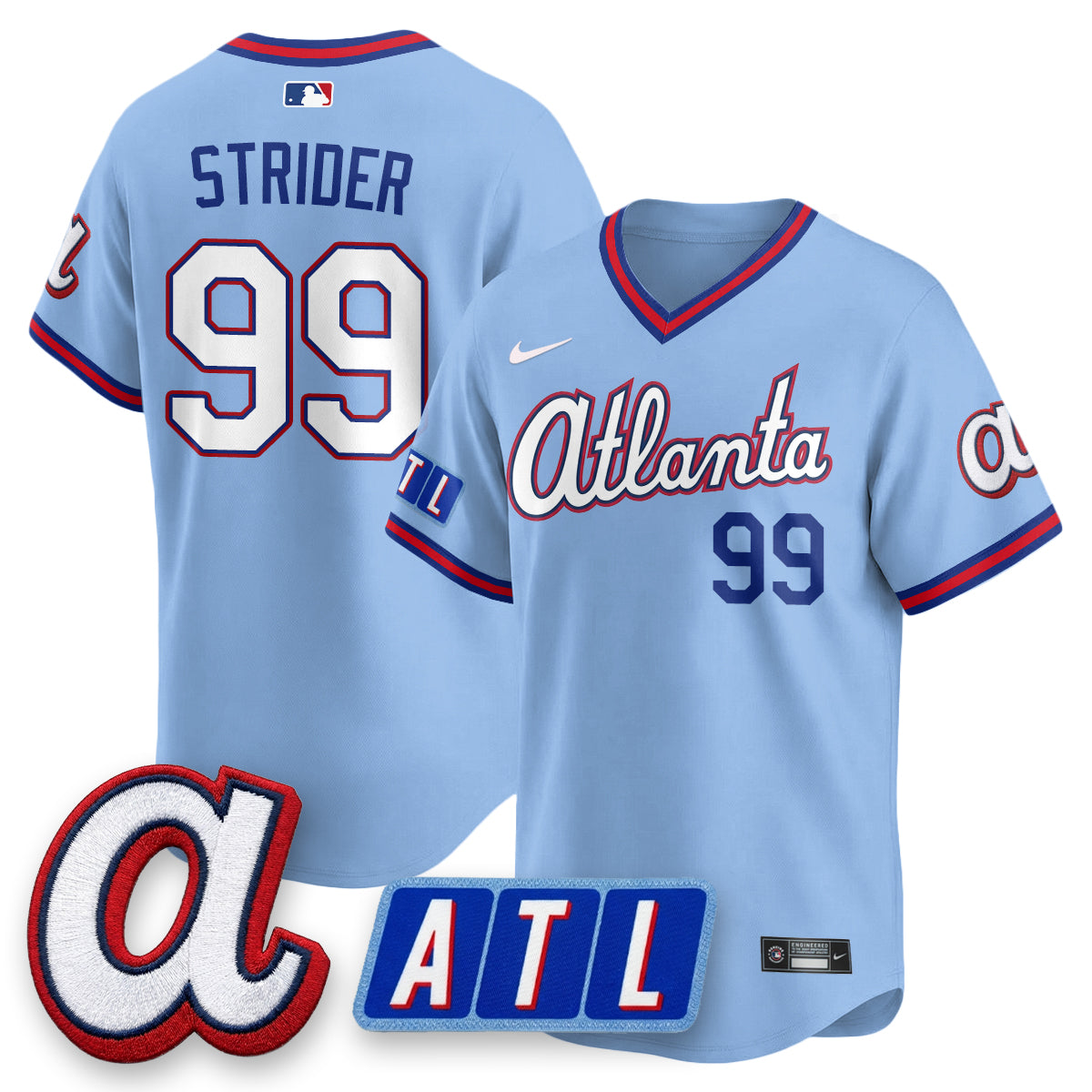 ATL 2026 New Era City Connect Vapor Limited Jersey - All Stitched