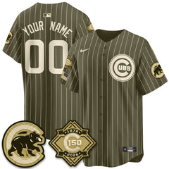 CHC New Era Olive 2026 Armed Forces Day Custom Jersey -All Stitched