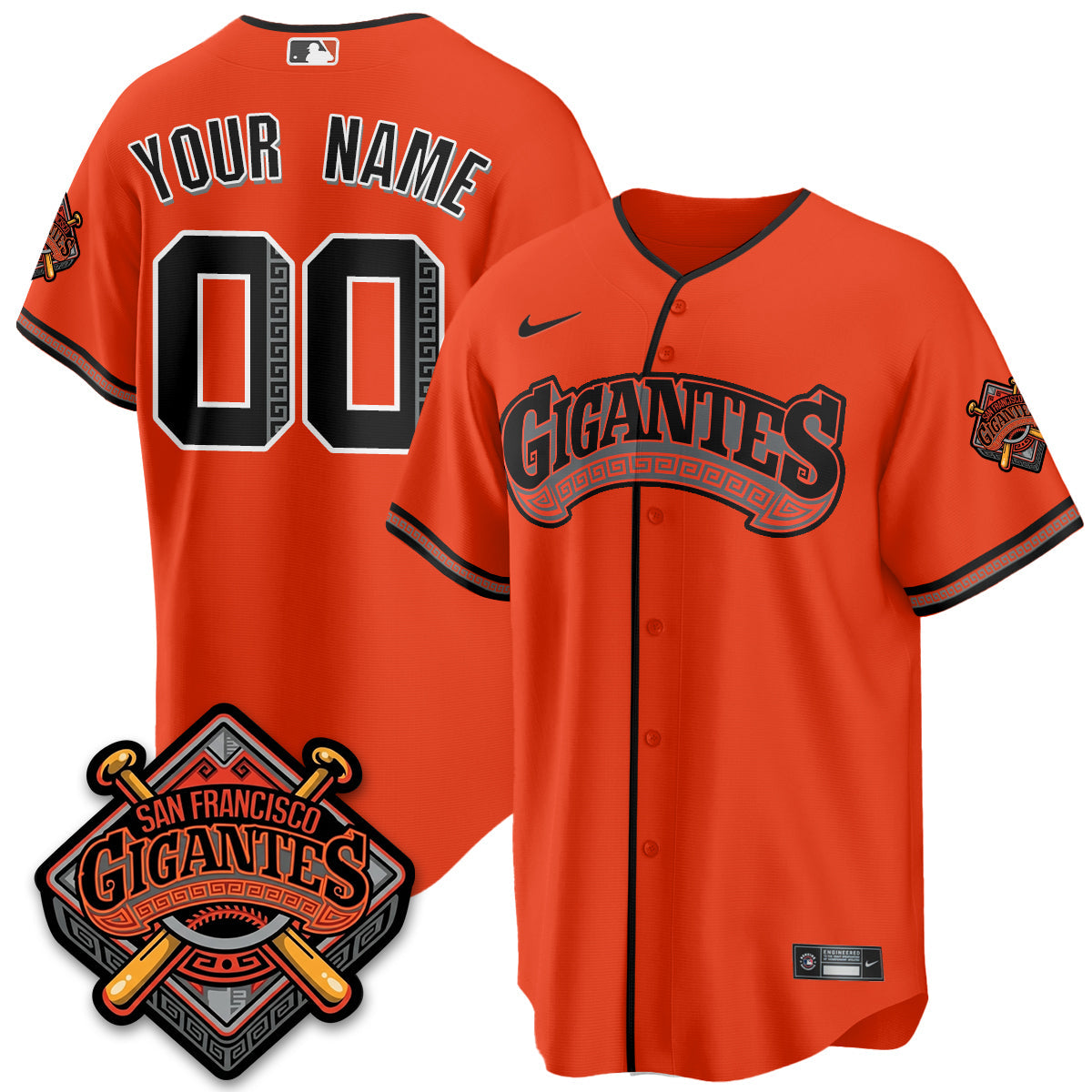 SF GIGANTES Vapor Limited Custom Jersey - All Stitched