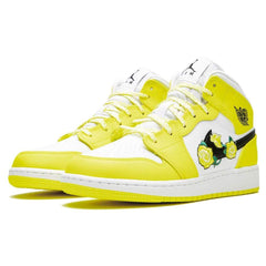 Air Jordan 1 Mid 'Dynamic Floral Yellow'