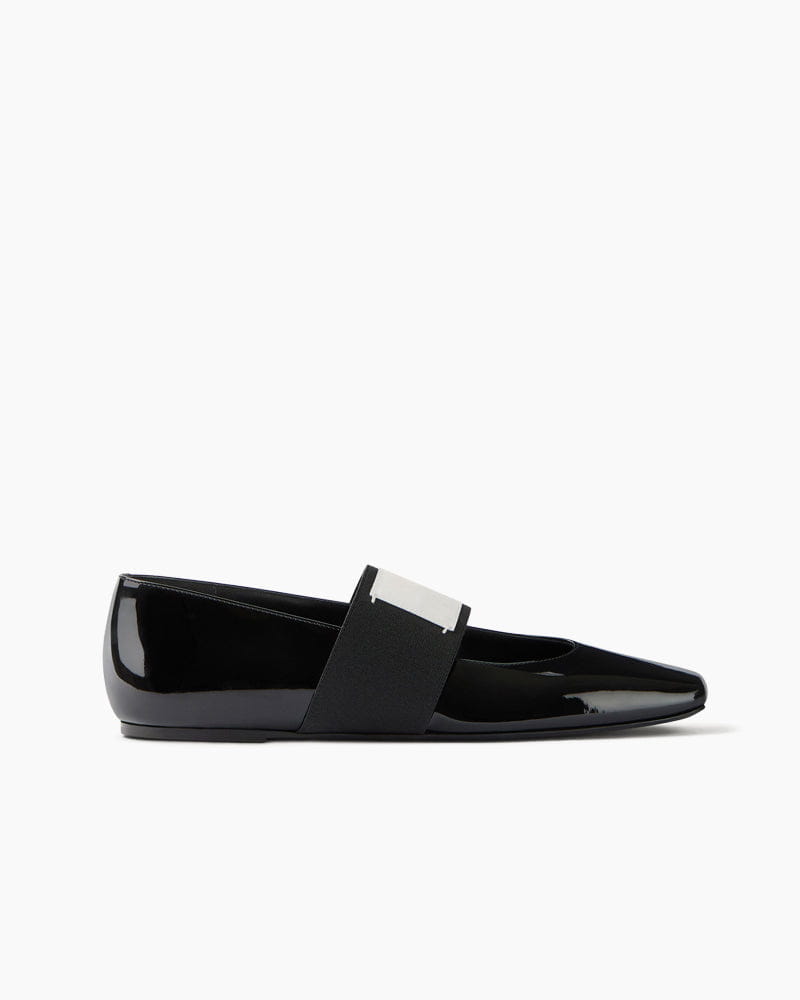 Women's Textured Square Ballet Flats