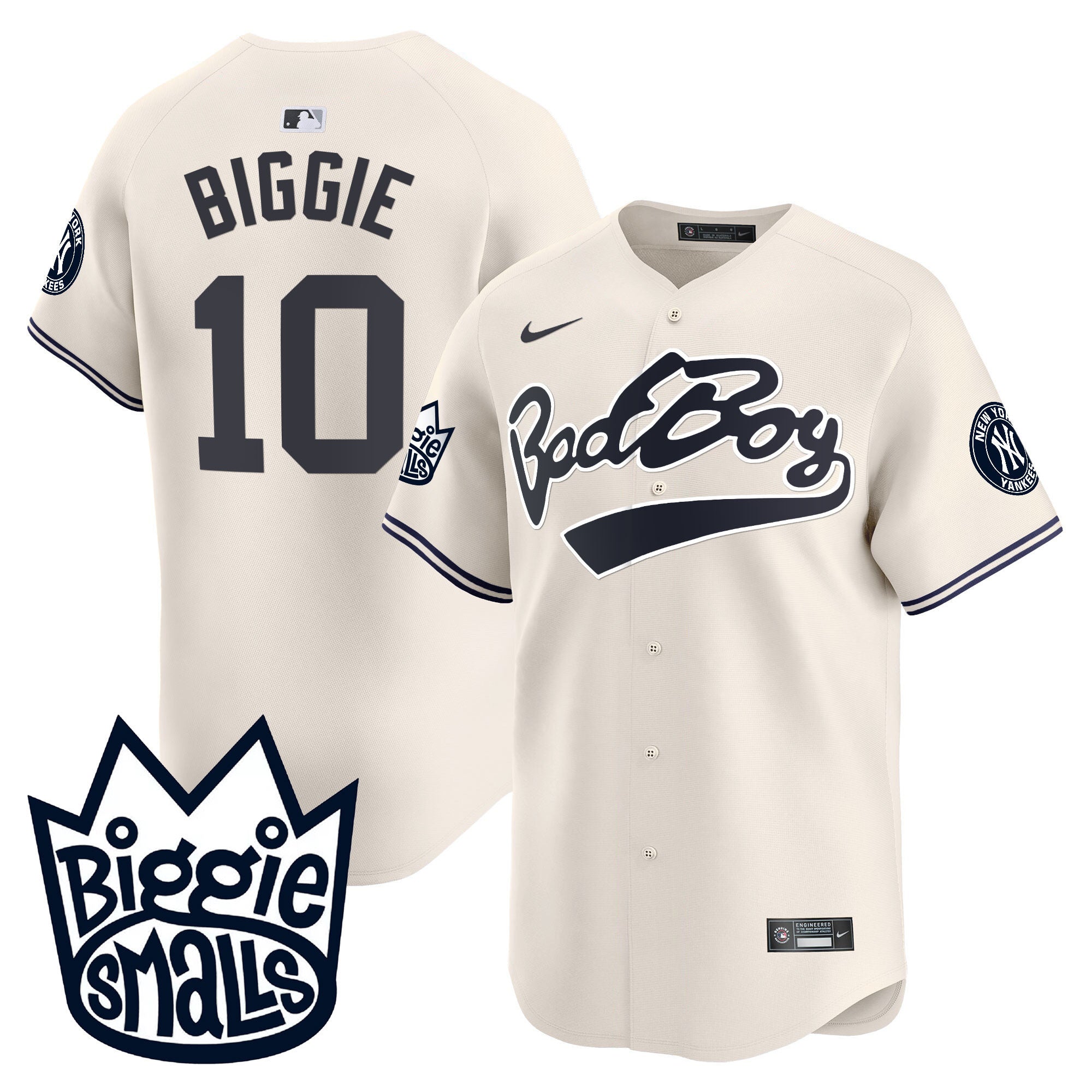 NYY Biggie Smalls Vapor Premier Limited Jersey - All Stitched