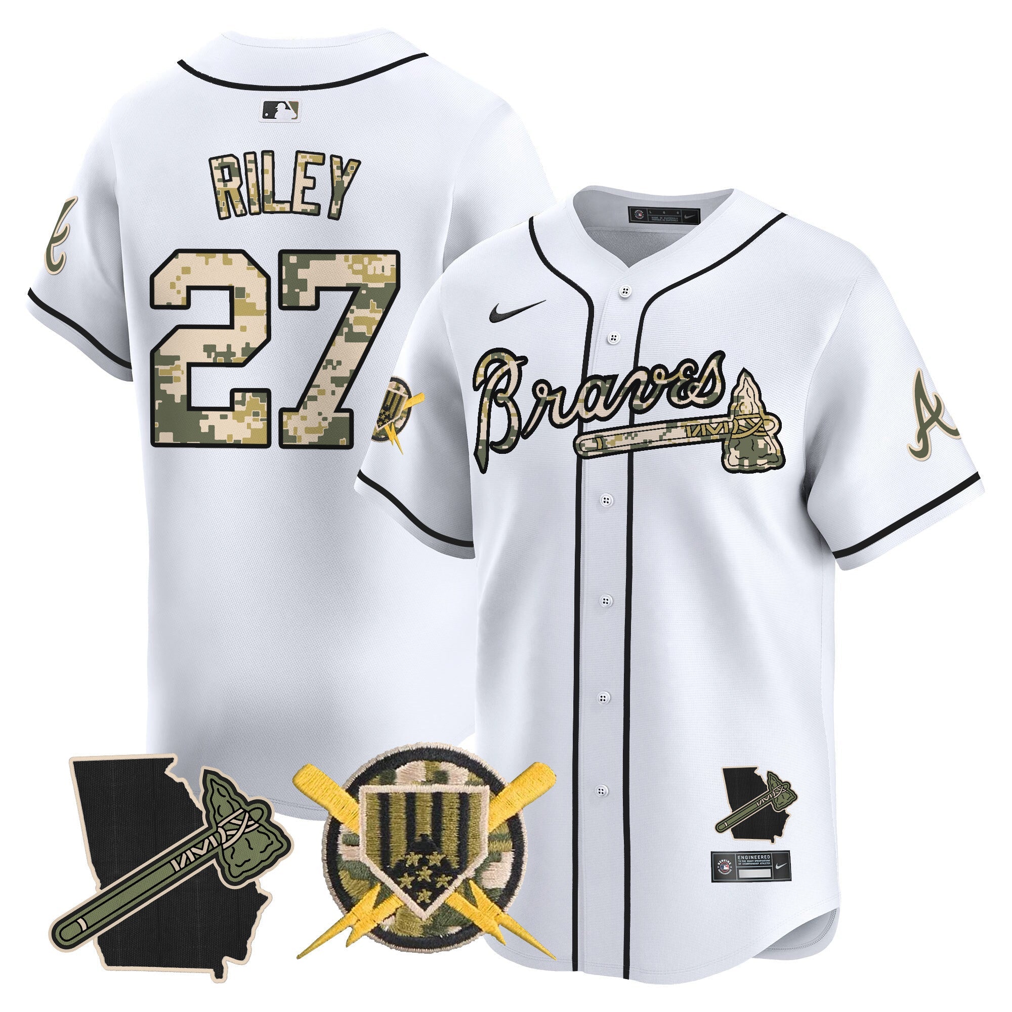 ATL Armed Forces Day Vapor Premier Limited Jersey - All Stitched