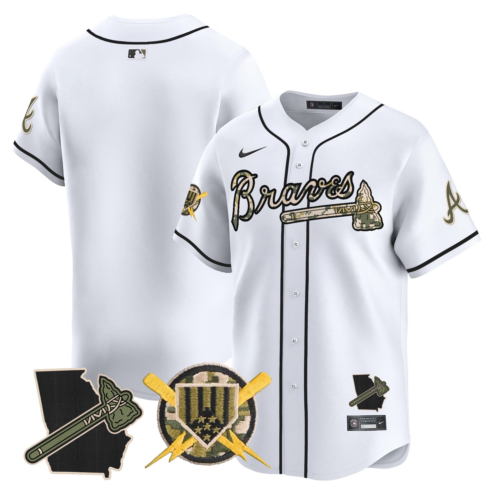 ATL Armed Forces Day Vapor Premier Limited Jersey - All Stitched