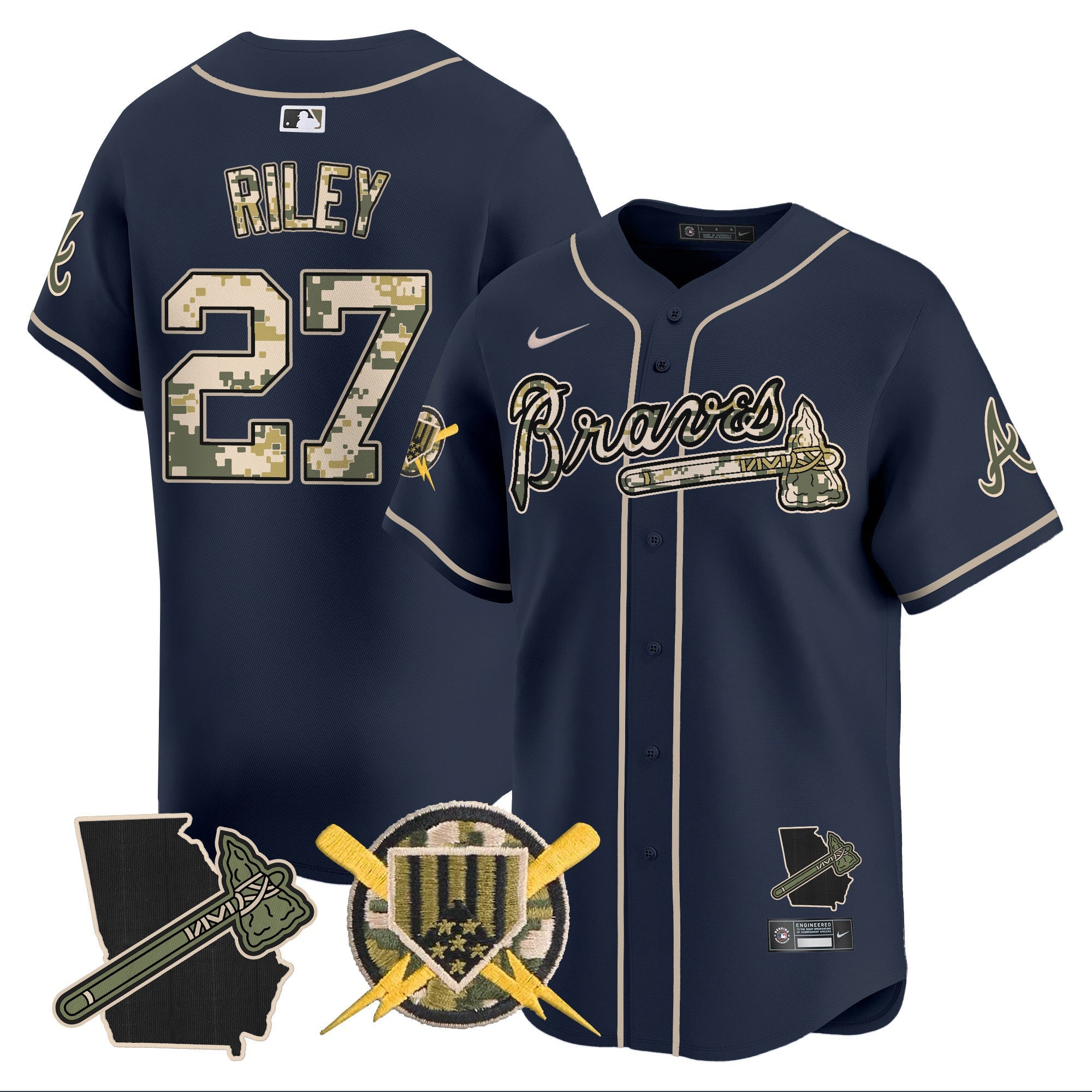 ATL Armed Forces Day Vapor Premier Limited Jersey - All Stitched