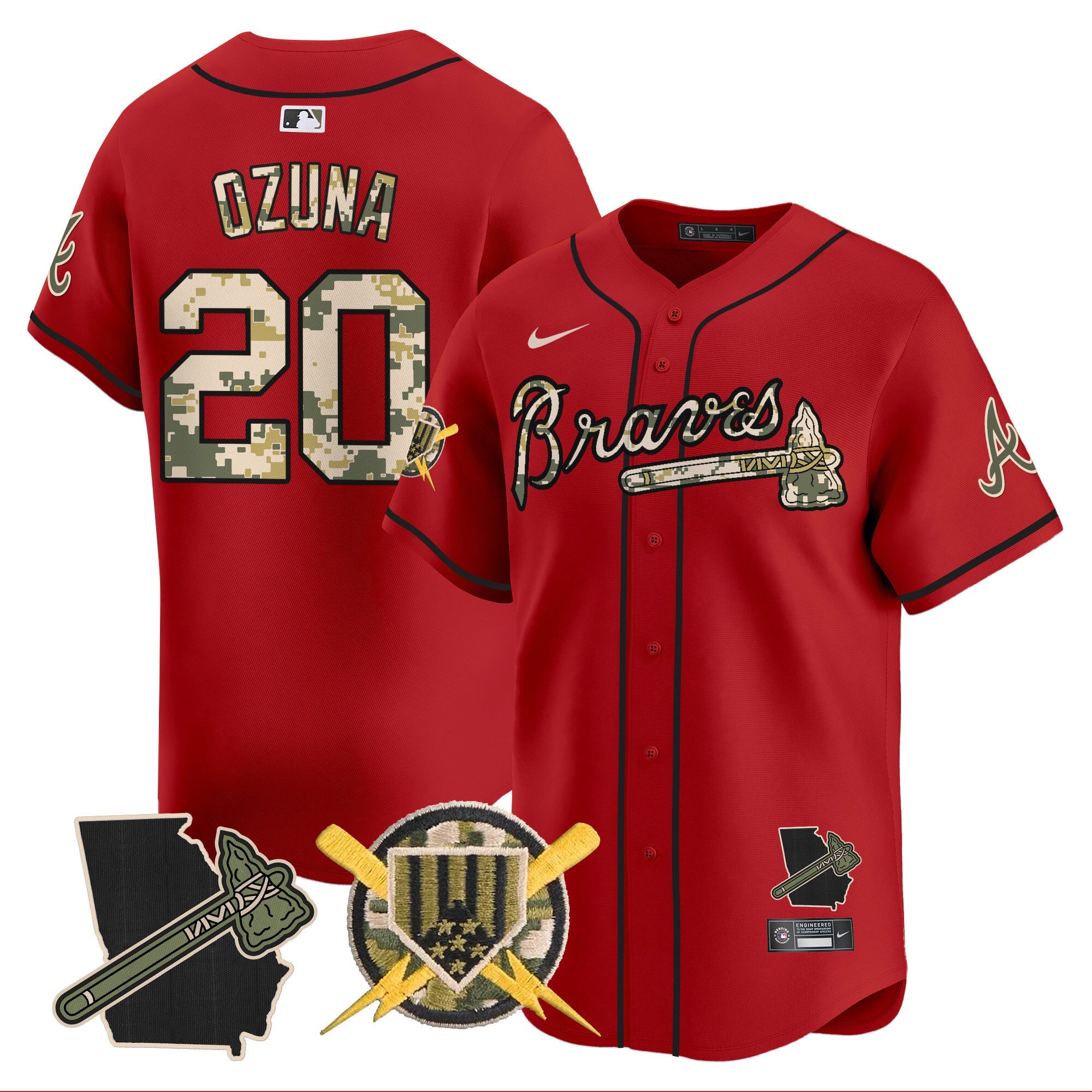 ATL Armed Forces Day Vapor Premier Limited Jersey - All Stitched