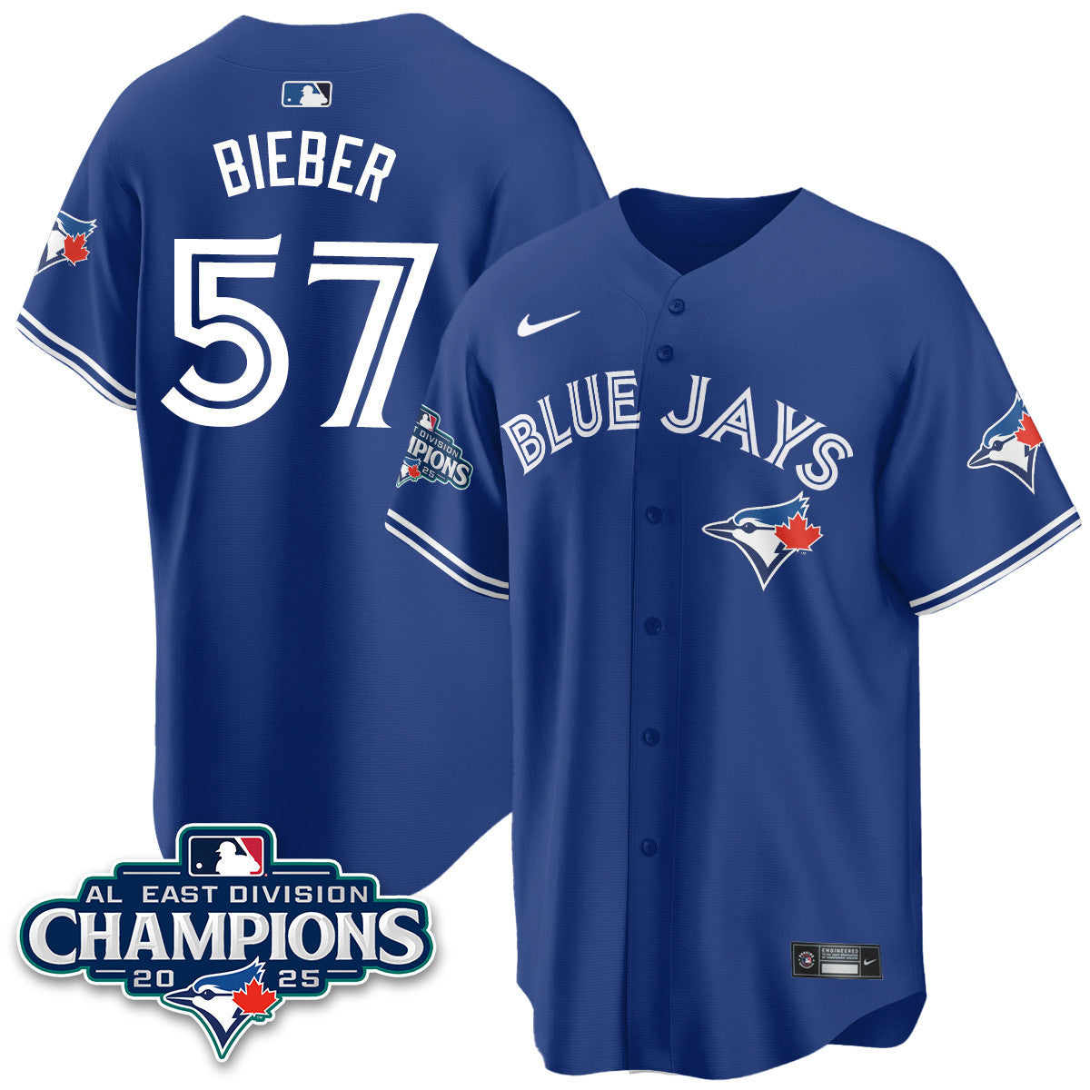TOR AL East Division Champions Jersey - All Stitched