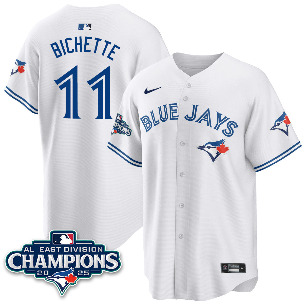 TOR AL East Division Champions Jersey - All Stitched