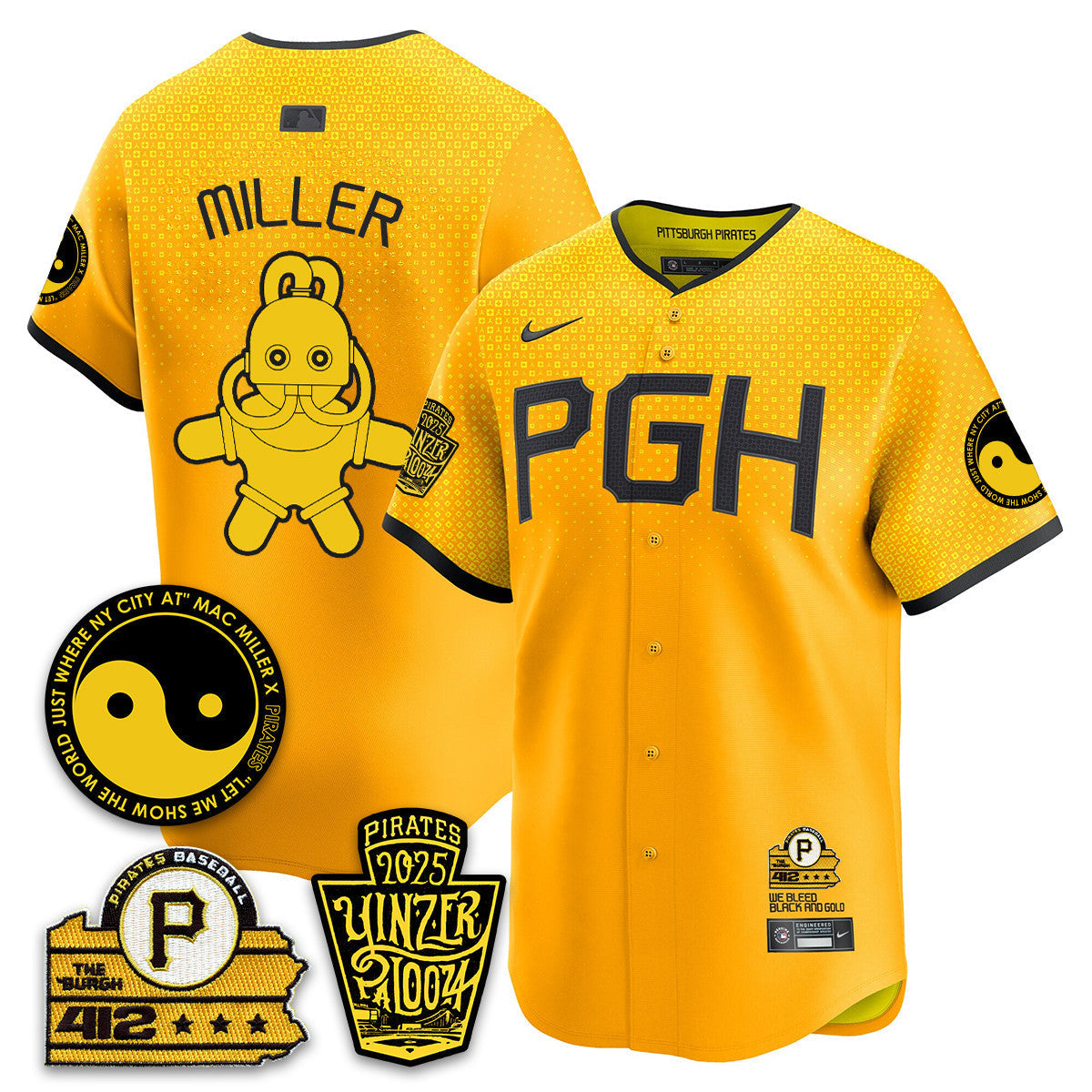 PIT Yinzerpalooza 2025 Limited Jersey - All Stitched