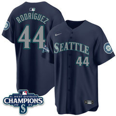 SEA 2025 AL West Division Champions Jersey - All Stitched