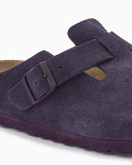 Women's Suede U-Style Soft Footbed Boston Clogs