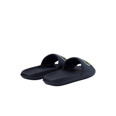 Lacoste Croco Synthetic and PU Slides 'Black' - Men's