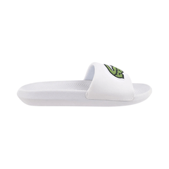 Lacoste Croco Synthetic and PU Slides 'White' - Men's
