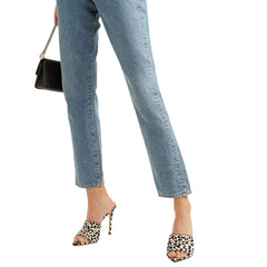 (Clean Up - US 10) Transparent PVC Pointed Toe Sandals