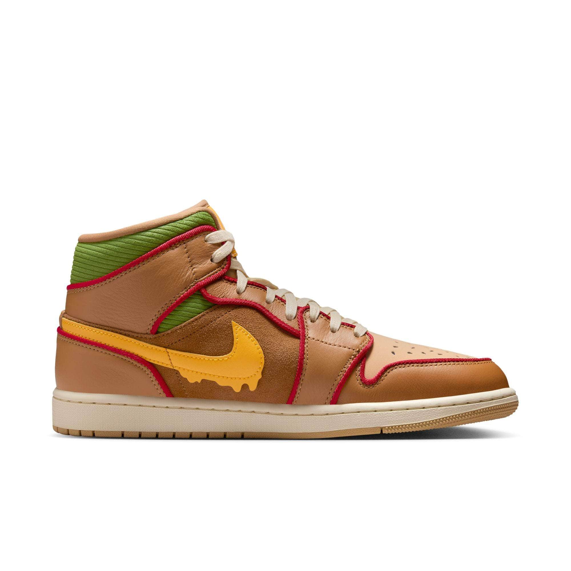 Air Jordan 1 Mid SE "Cheeseburger" - Men's