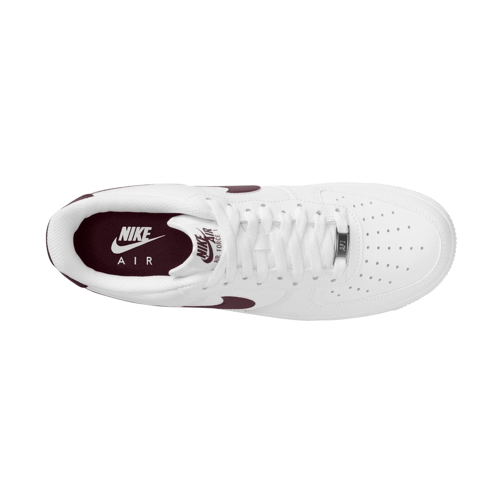 Nike Air Force 1 '07 "White Burgundy Crush" - Men's