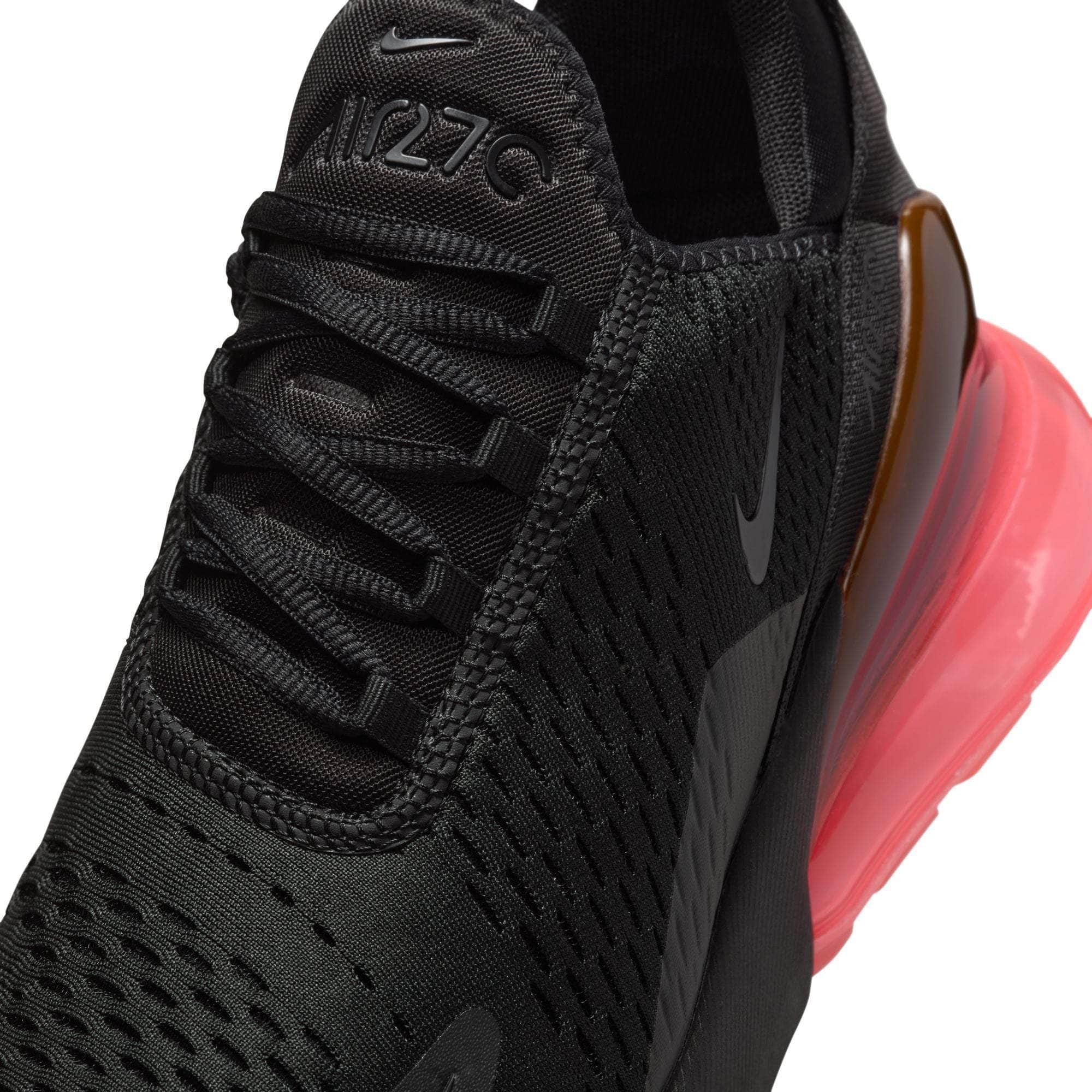 Nike Air Max 270 Black Hot Punch - Men's