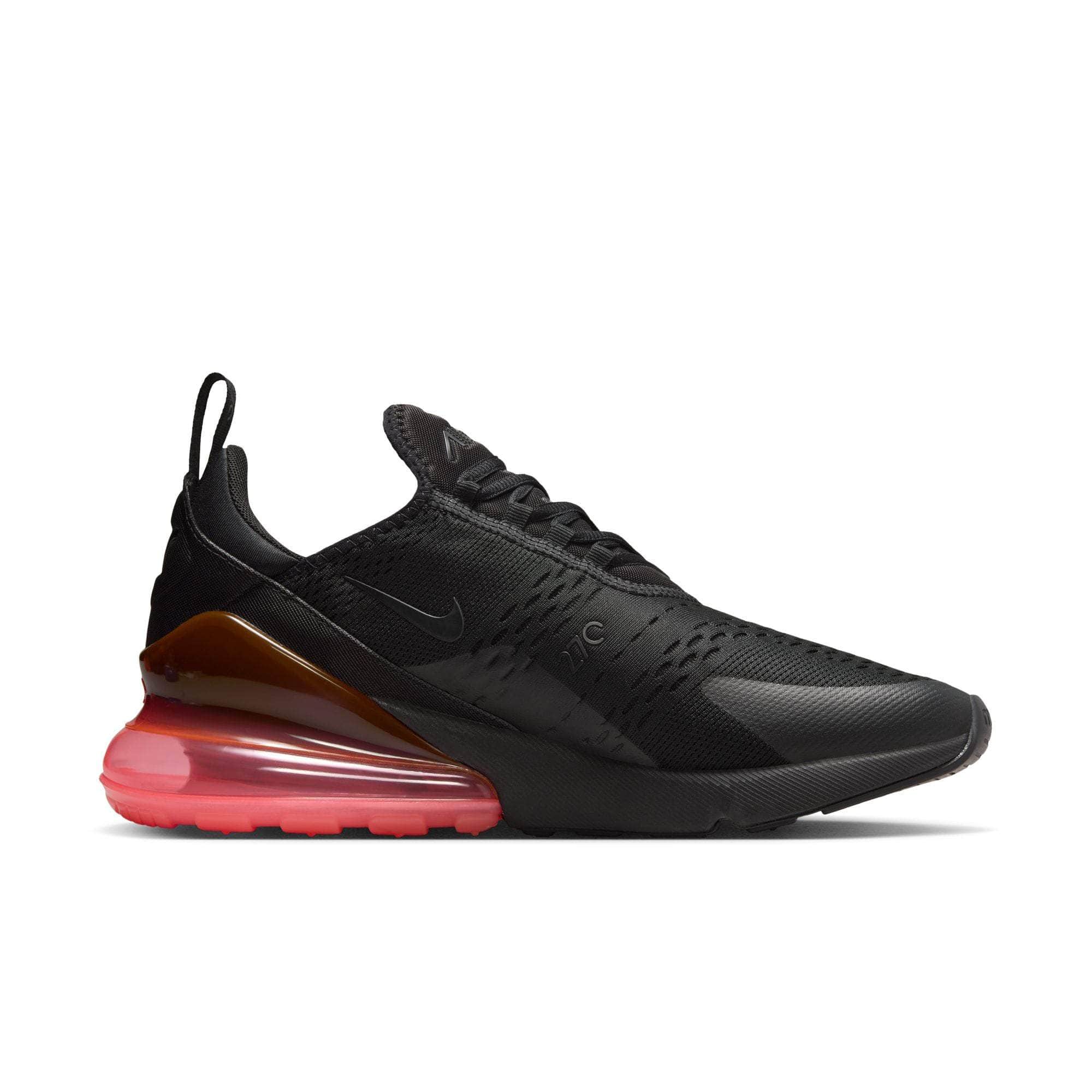 Nike Air Max 270 Black Hot Punch - Men's