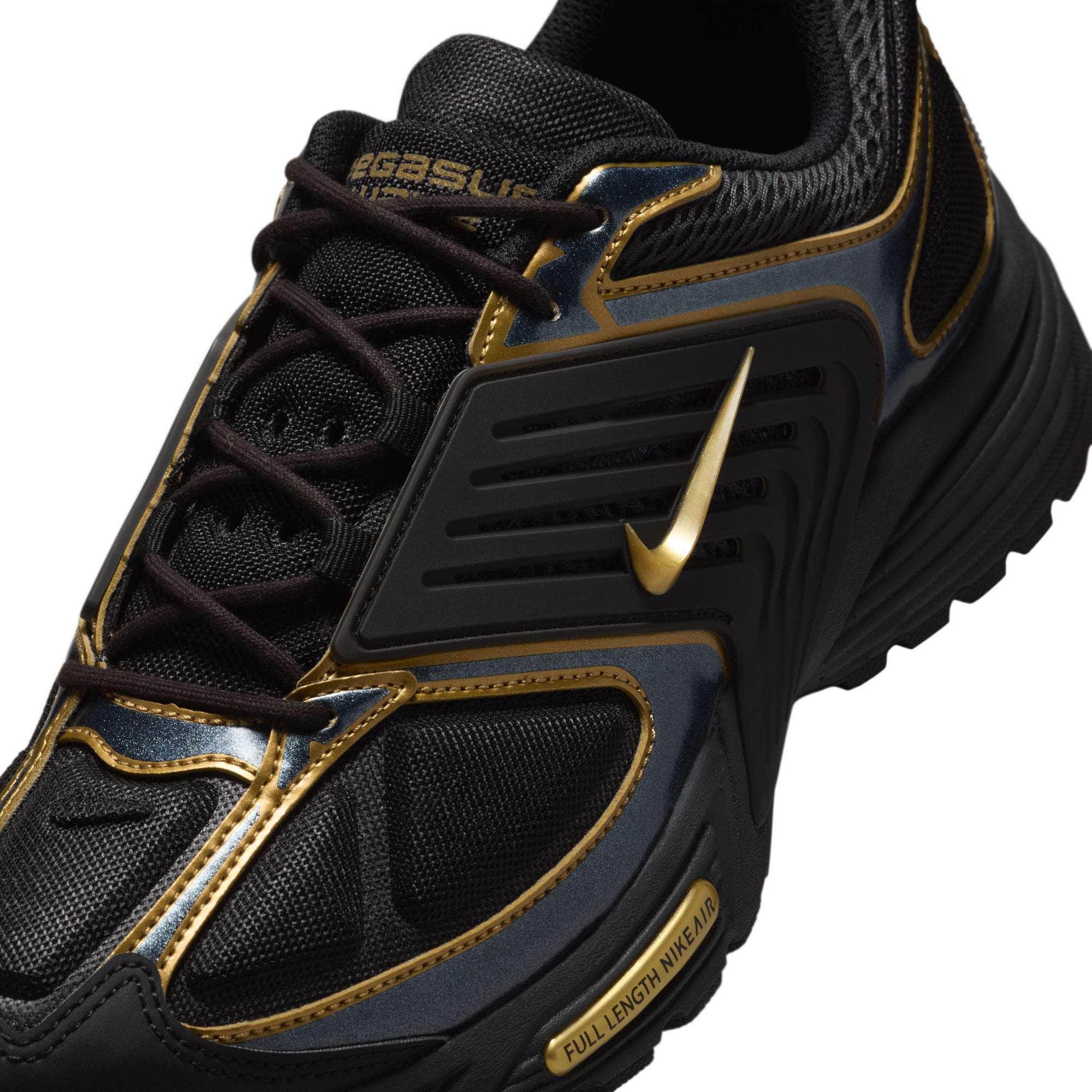Nike Air Pegasus Wave Premium "Black Metallic Gold" - Men's