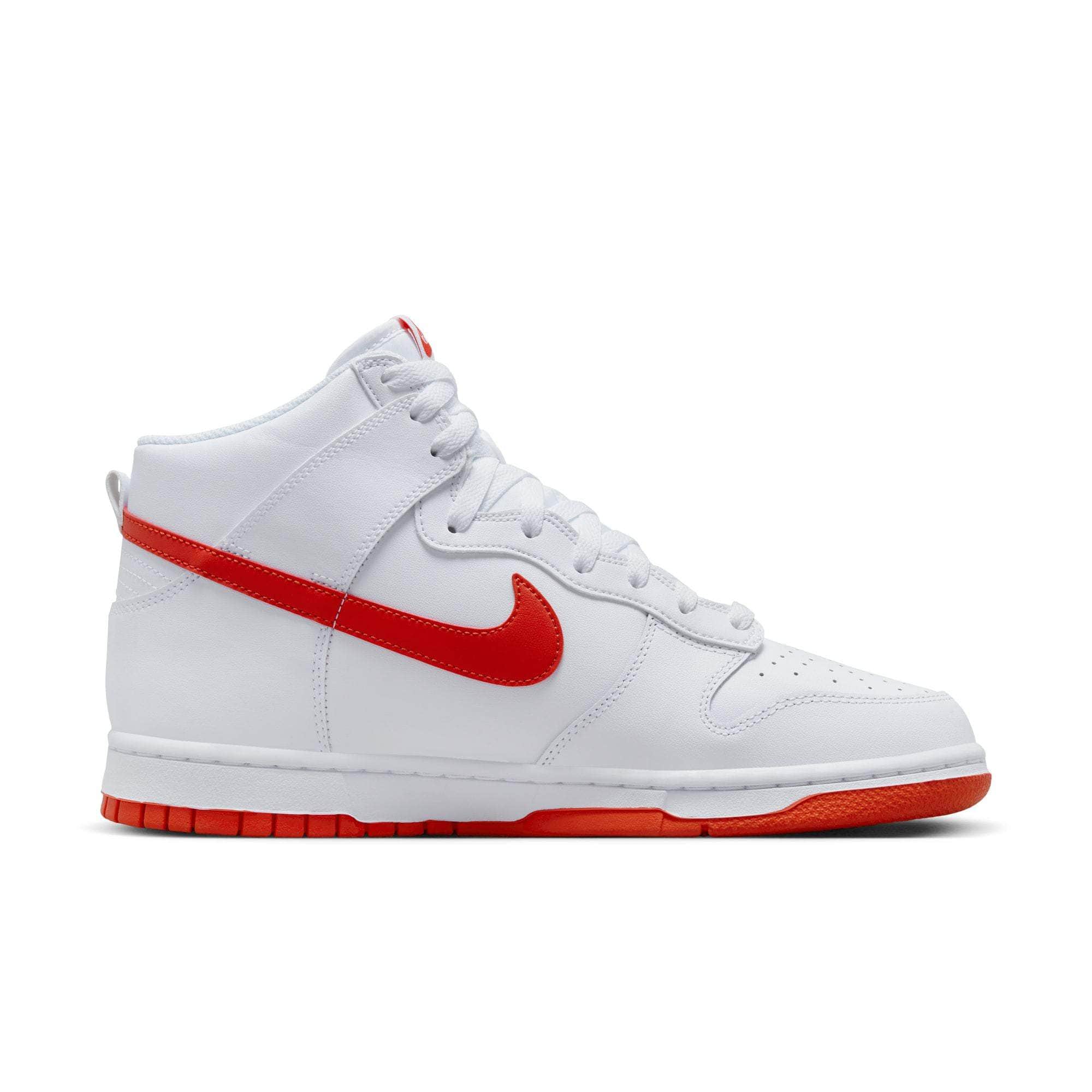 Nike Dunk High White "Picante Red" - Men's