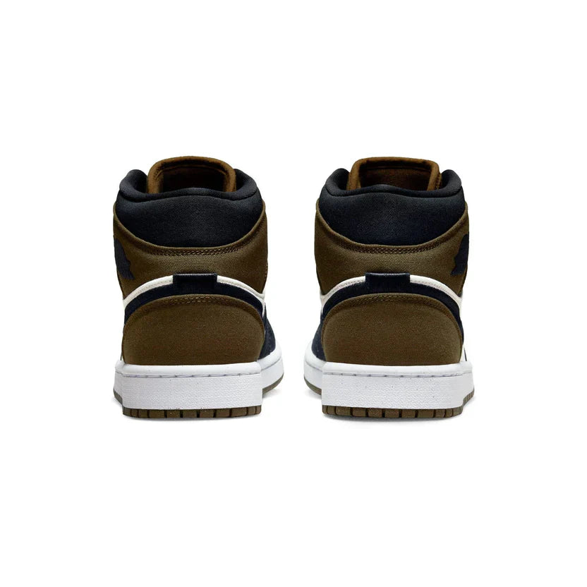 Air Jordan 1 Mid 'Olive Toe'
