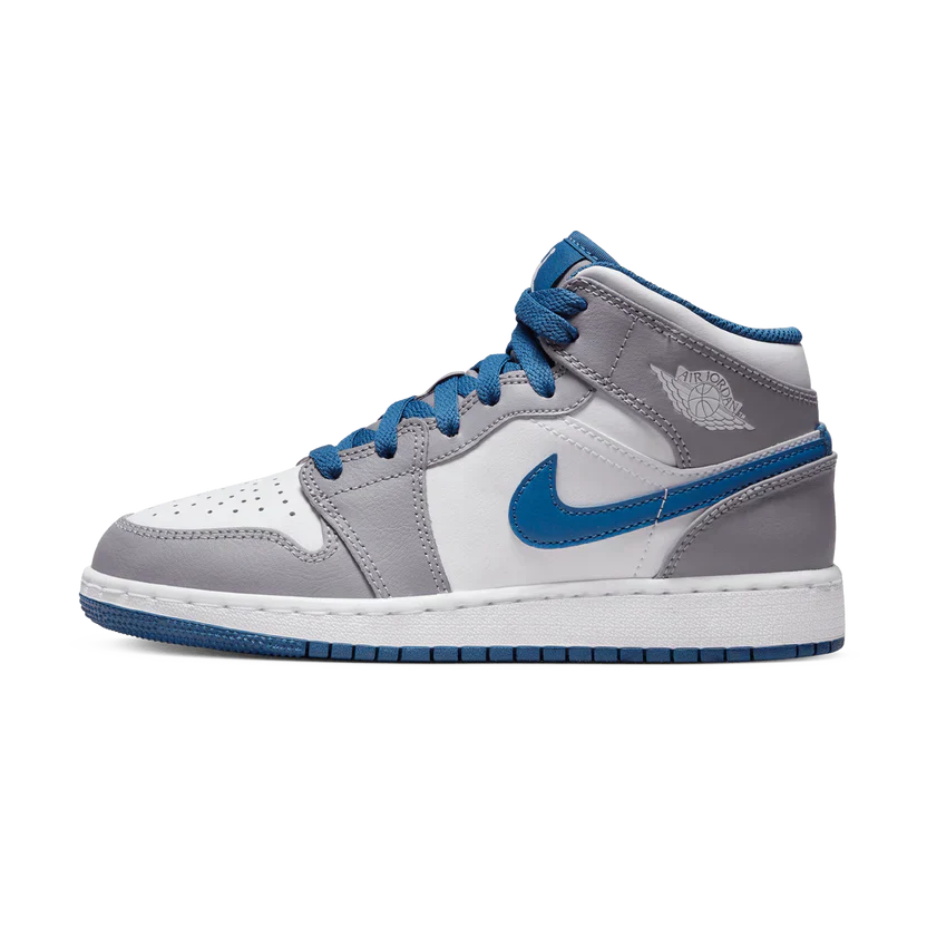 Air Jordan 1 Mid 'True Blue Cement'