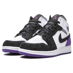 Air Jordan 1 Mid 'Varsity Purple'